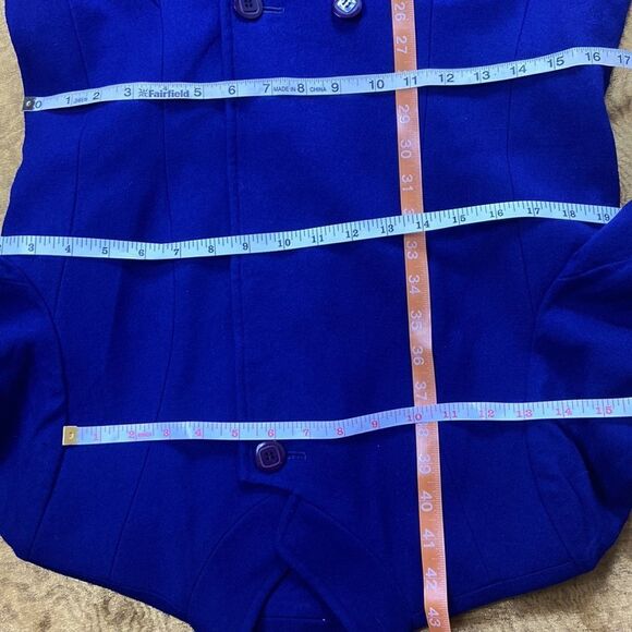 L . C. Mae’s Globetrotter Shower Repellent 💯 Pure Wool Women Jacket SM - Picture 9 of 10